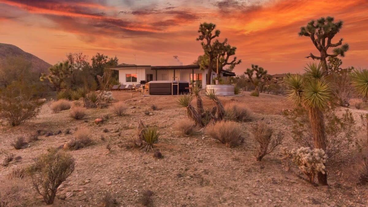 Villa Kinetic House-Joshua Trees Sculptures Cowboy Pool Yucca Valley Exterior foto